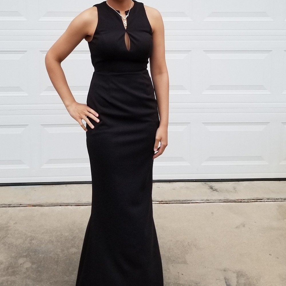 Black gown
